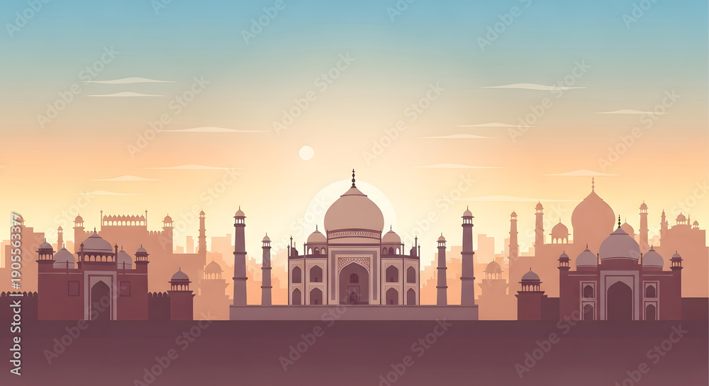 Fototapeta premium Taj Mahal India Landmark