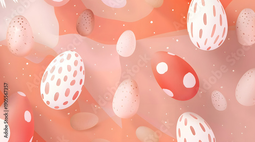  Easter pattern with eggs 