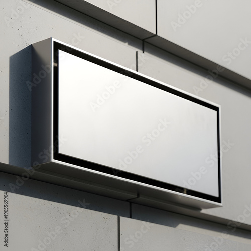 billboard on the wall