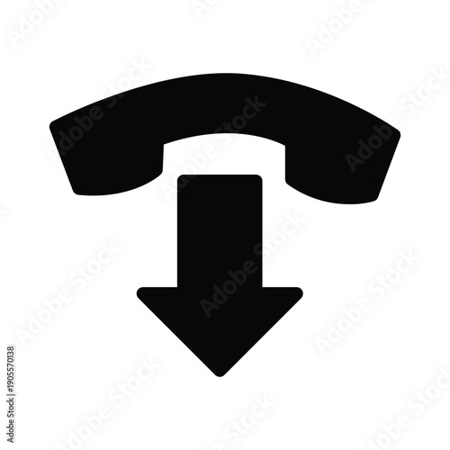 close call solid icon vector design good for web or mobile app