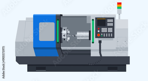 CNC Machine Tool Industrial Equipment.