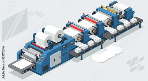 Industrial Printing Press Machine Equipment Factory.