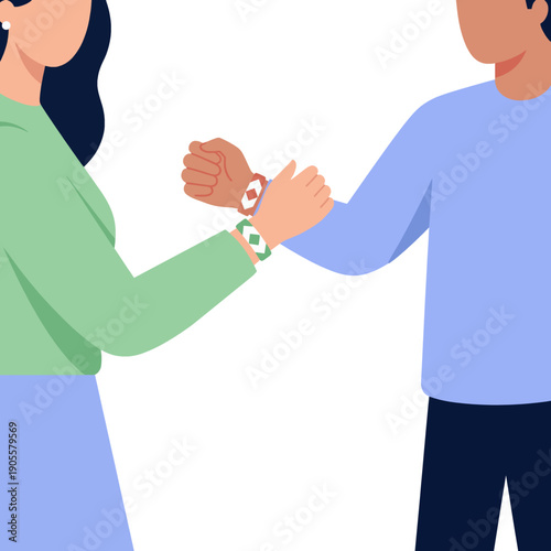 Friendship bracelets for Valentine's Day support