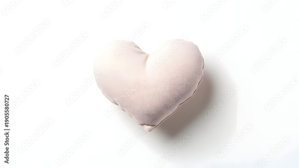Fototapeta premium Valentine's day heart shaped decoration with special love message