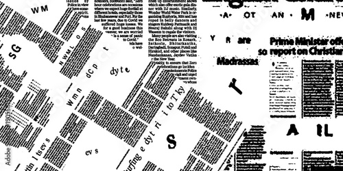 Distressed document overlay newspaper grunge paper design. overlay grainy scratch rough wall concrete article aged new latter vintage background.