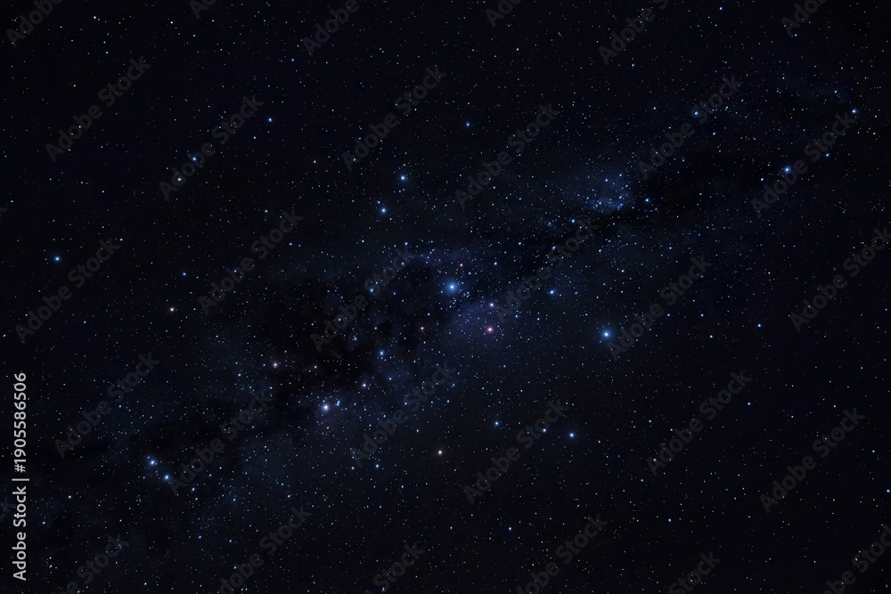 Obraz premium Deep Space with Stars and Nebula