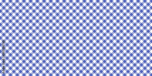 Foto blue and white checkered pattern