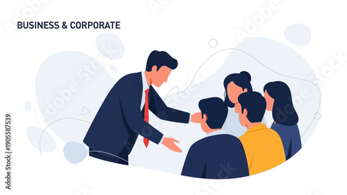 Business Meeting: Leader Mentoring Team, Collaboration, Strategy, Success