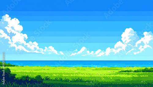 ゲーム風背景
