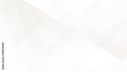 white abstract minimalist geometric background with layered line shadow and light gradients. template poster banner.