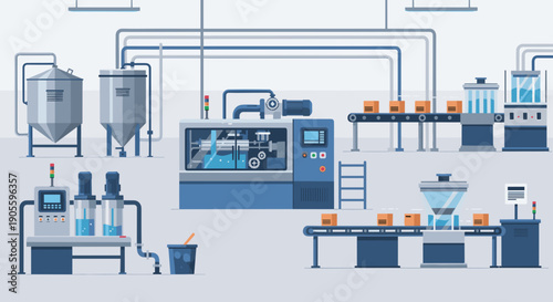 Industrial Manufacturing Process Equipment and Machinery.
