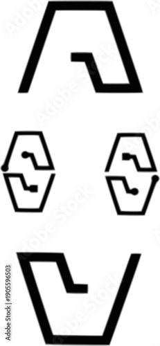 A modern letter A logo featuring green field lines representing agriculture, farming, and organic growth.