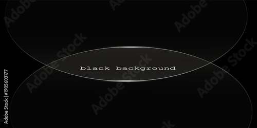 Minimal metal black premium abstract background banner with luxury dark monochrome shape geometric elements
