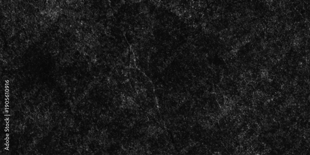 Fototapeta premium Dark charcoal grunge wall texture background. Dark black rough grunge surface with smoke edge. Black texture chalk board and black board.