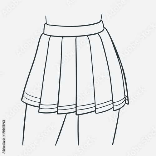 cartoon skirt, fashion girl, feminine skirt, elegance, icon,  latest style 