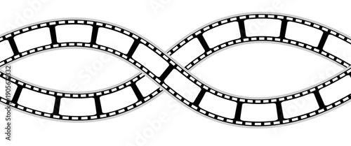 Film strip frame. Cinema tape. Photo negative, filmstrip.
