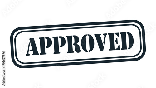 Stamped Approval: A formal declaration of approval, encapsulated in a bold, official stamp. A simple yet powerful visual representing consent.