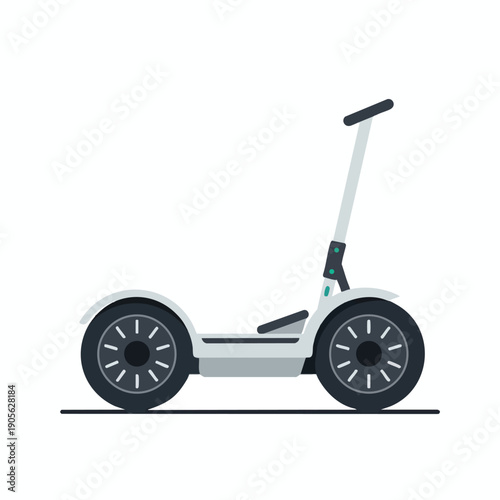 White Personal Transporter Vehicle