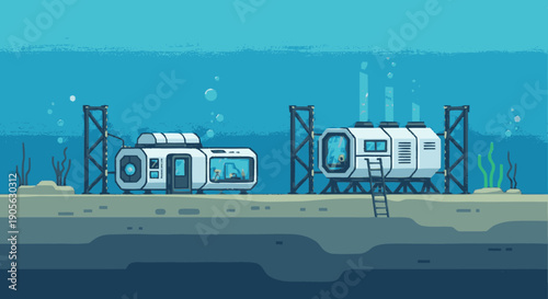 Underwater Habitats for Oceanic Research.