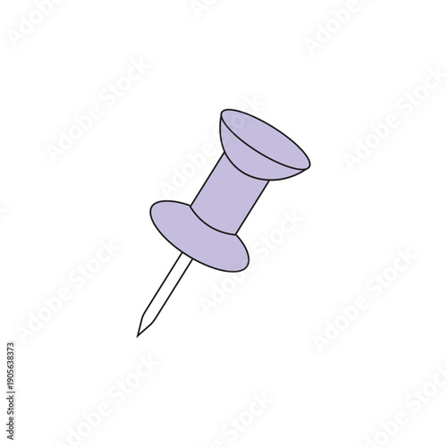 Colorful Push pins vector icon. social media, Instagram pin icon. needle, pinned, attach, and note symbol. outlined, flat, vector icon, thumbstick, Paperclip.