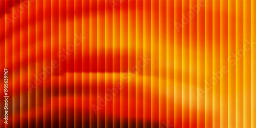 Intense summer heat through fractal glass.