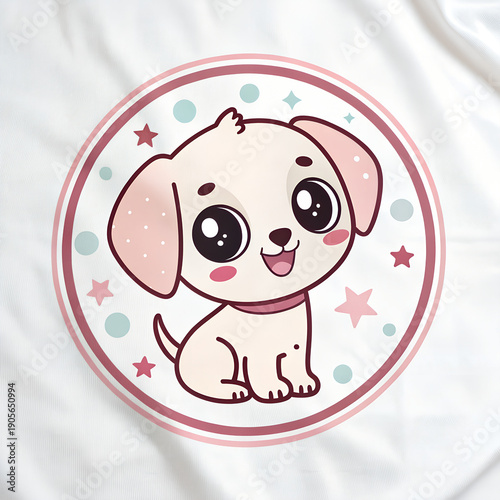cute puppy sitting