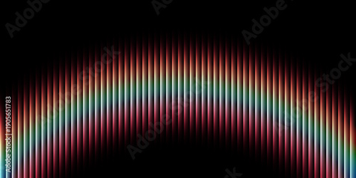 Photos Vibrant colorful light rays converging in a mesmerizing display of red, green, and blue hues against a dark background creating an intense visual experience