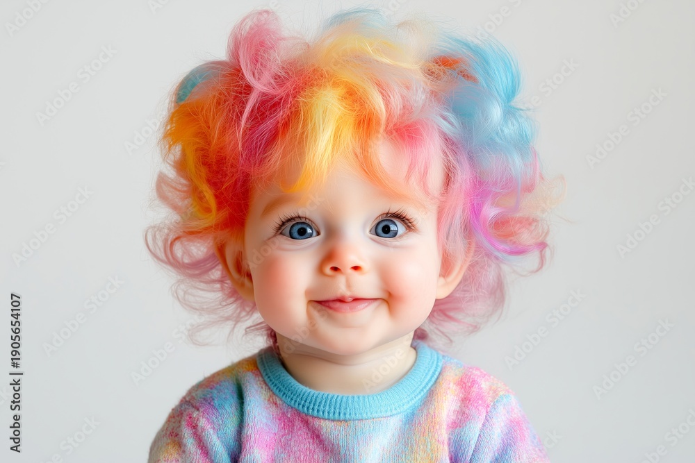 Fototapeta premium Joyful Happy Adorable Funny Baby Child In Costume Portrait