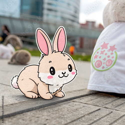 kawaii sticker style