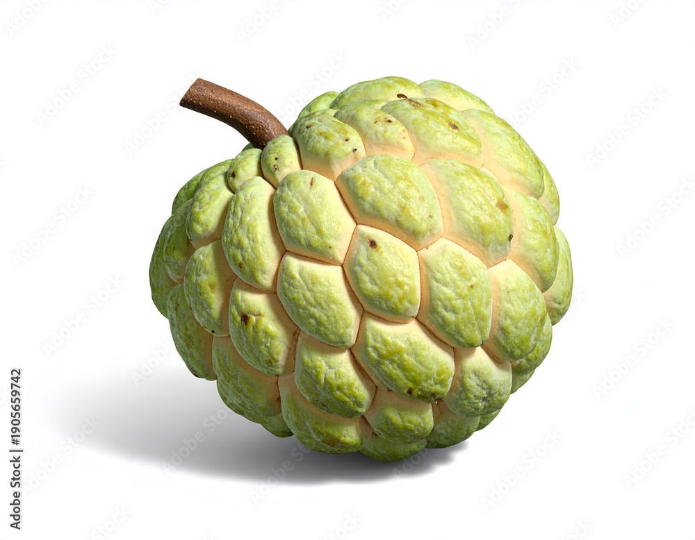 Obraz premium Exotic Custard Apple - A Close-Up of Natures Sweet Delight.
