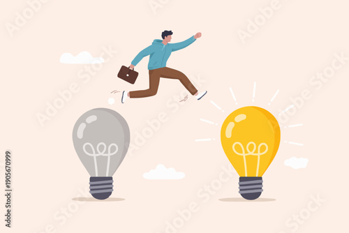 New idea and business jump