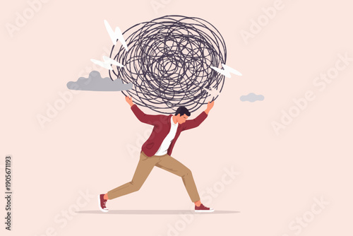 Person Carrying Heavy Burden