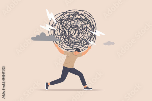 Person Carrying Heavy Burden