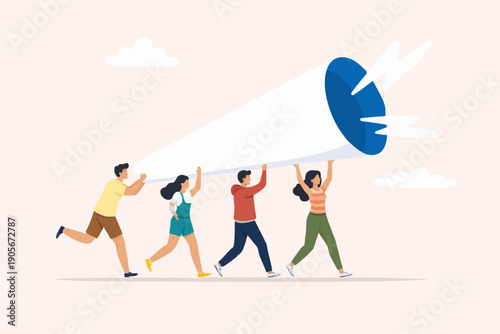 Teamwork and Loud Announcement