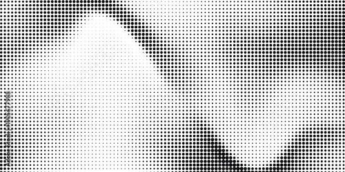 Abstract white and gray color background with halftone effect, dot pattern. Vector illustration.