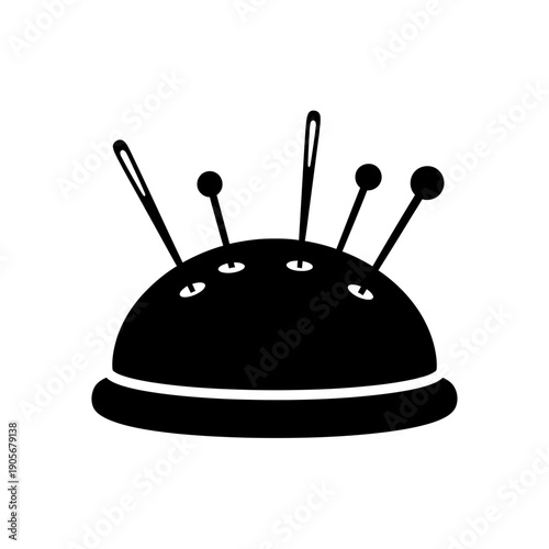 Vector silhouette of a sow pig standing, farm pork animal, black shape on white background, agriculture livestock icon.