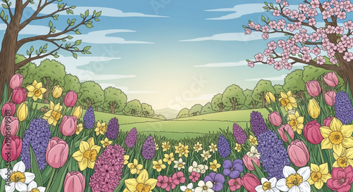 Abstract background with overlapping geometric shapes in pastel colors, creating a soft, modern, and sophisticated design for presentations.