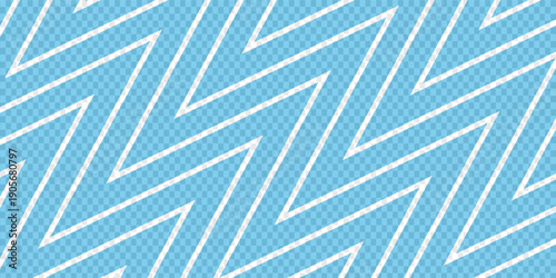 Blue seamless wavy line pattern vector background. eps 10