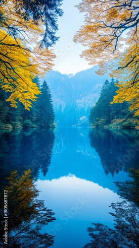 Landscape Peaceful Nature Mountains Lake Scenery