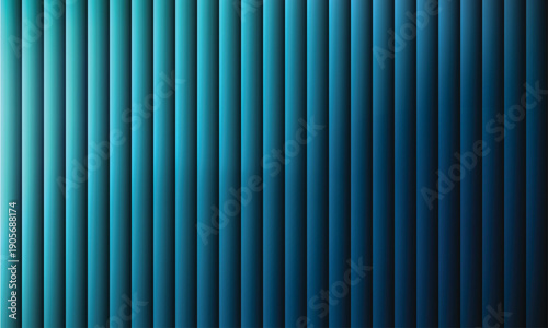 Abstract gradient stripes transitioning from teal to deep navy blue