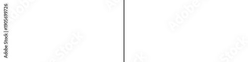 Divider. Black vertical line. Thick. Isolated on white background.