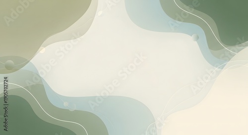 Calm Spring Background with Soft Neutral Colors