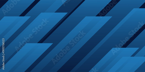 Abstract blue banner design vector, dynamic sporty horizontal background template for media promotion or web banner