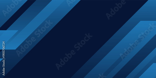 Abstract blue banner design vector, dynamic sporty horizontal background template for media promotion or web banner