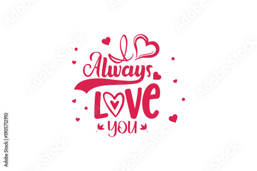 Happy Valentine's Day typography T-shirt design with a silhouette background hearts love