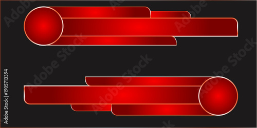 Fancy lower third pack in high resolution. Cool-designed red and blue color lower third pack in high resolution. Suitable for celebrations, festivals, titles, TV news, and news channels.