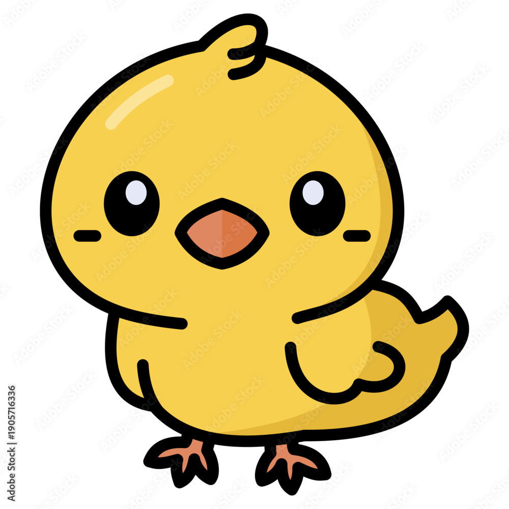Fototapeta premium Cartoon Chicks
