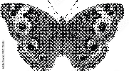 Symmetrical geometric floral pattern featuring a pink lotus center and blue mandala sunburst icons on a white background