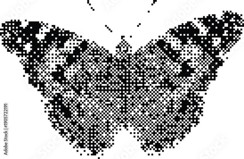 Symmetrical geometric floral pattern featuring a pink lotus center and blue mandala sunburst icons on a white background