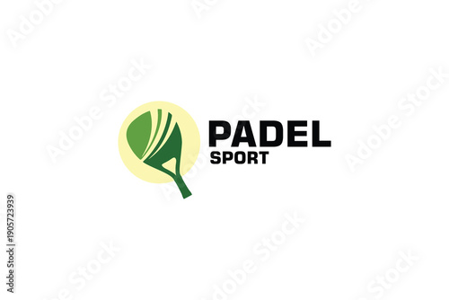 Padel Sport Racket Club Logo